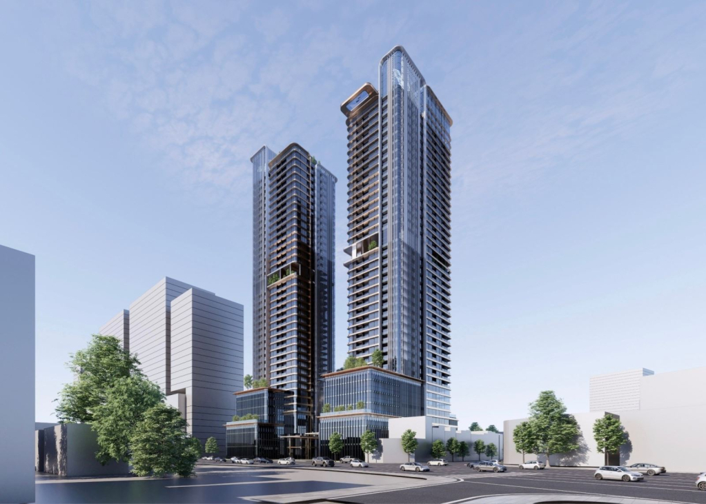 Phối cảnh điều chỉnh Quy hoạch chi tiết 1/500 Dự án cải tạo, xây dựng lại chung cư cũ lô 6, 7, 8 phường Trần Hưng Đạo (TP Hạ Long).