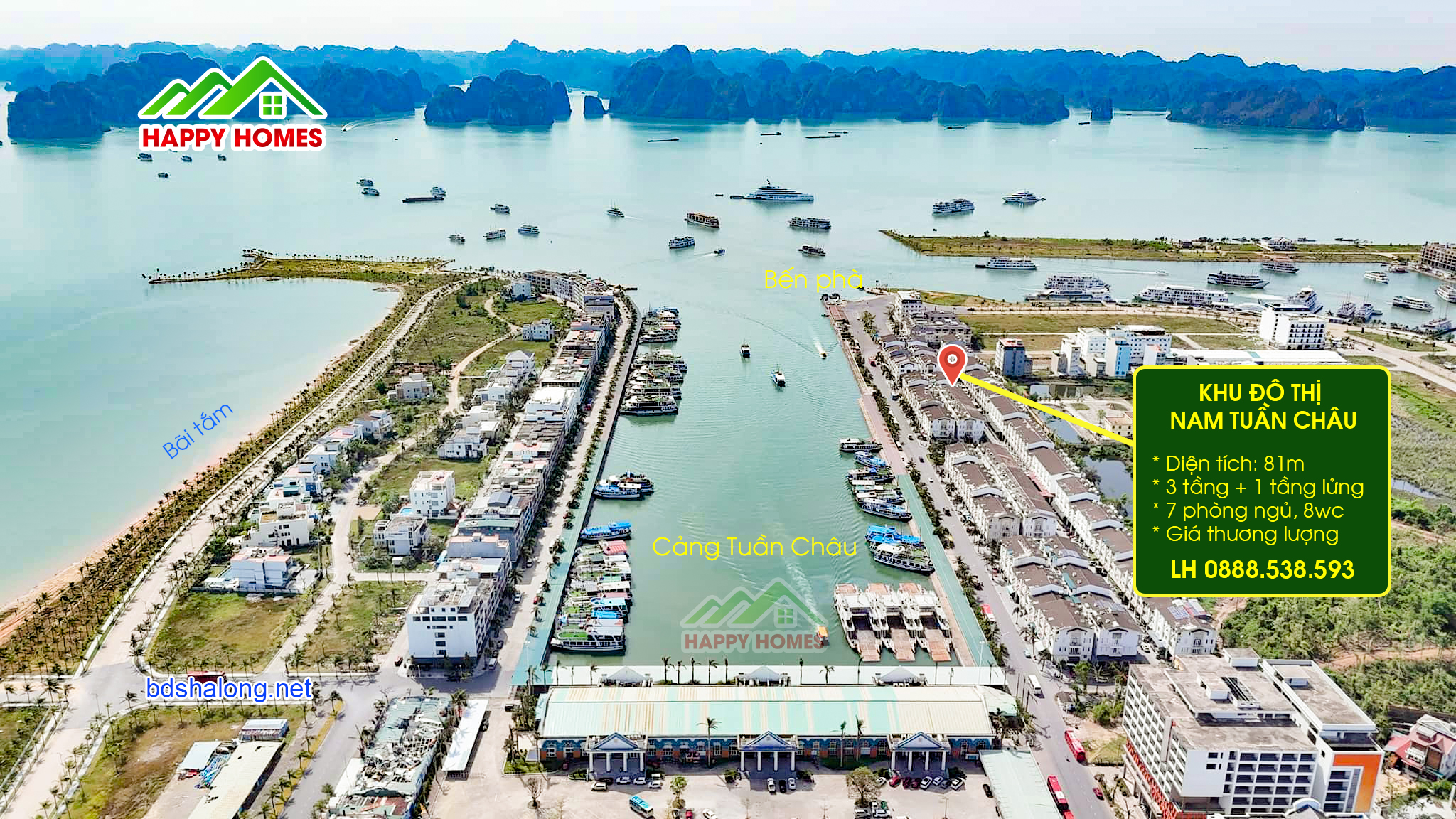 Chính chủ Bán nhà 3.5 tầng Âu Tầu 1, Tuần Châu - Hạ Long