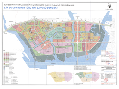 Quy hoạch phân khu 13 tại phường Hoành Bồ và xã Lê Lợi, Hạ Long tỷ lệ 1/2000