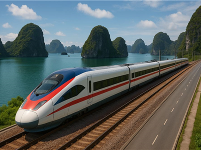 Đề xuất xây dựng tuyến đường sắt Hà Nội - Quảng Ninh vận tốc 300 km/h