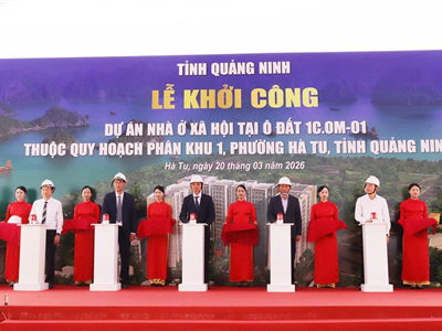 Khởi công nhà ở xã hội tại phường Hà Tu, Quảng Ninh